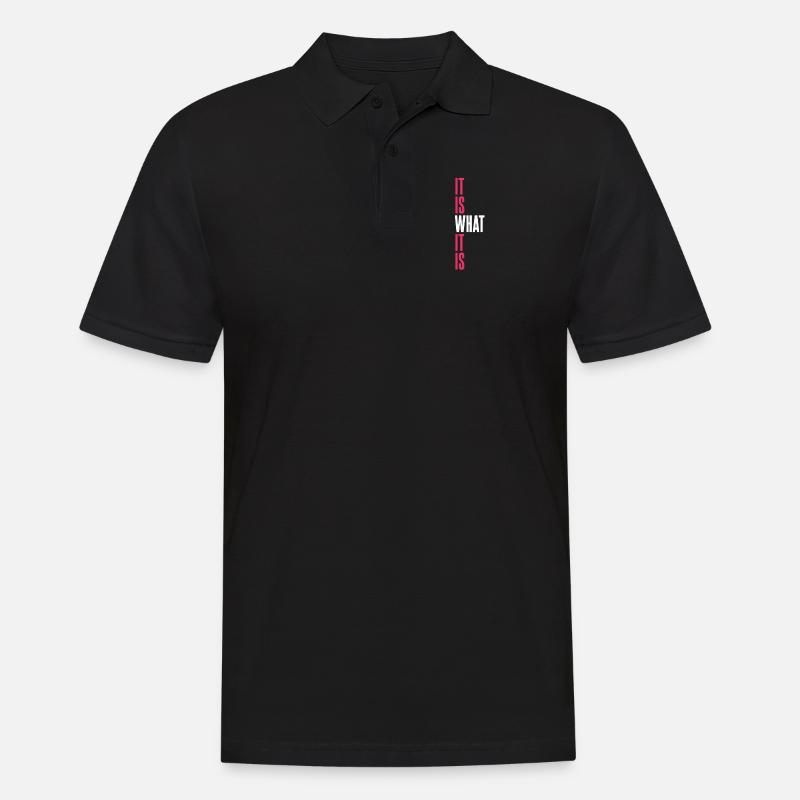 C'EST CE QUE C'EST - Polo Homme - noir