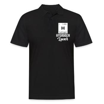 Hydrogen Lover Element Hydrogen Energy - Men's Polo Shirt - black - Front - Kai (181cm)