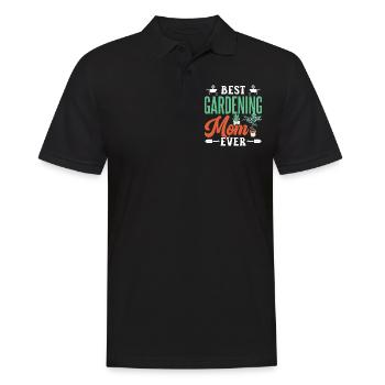 Meilleur Jardinage Mère Jardinière Maman - Polo Homme - noir - Devant - Kai (181cm)