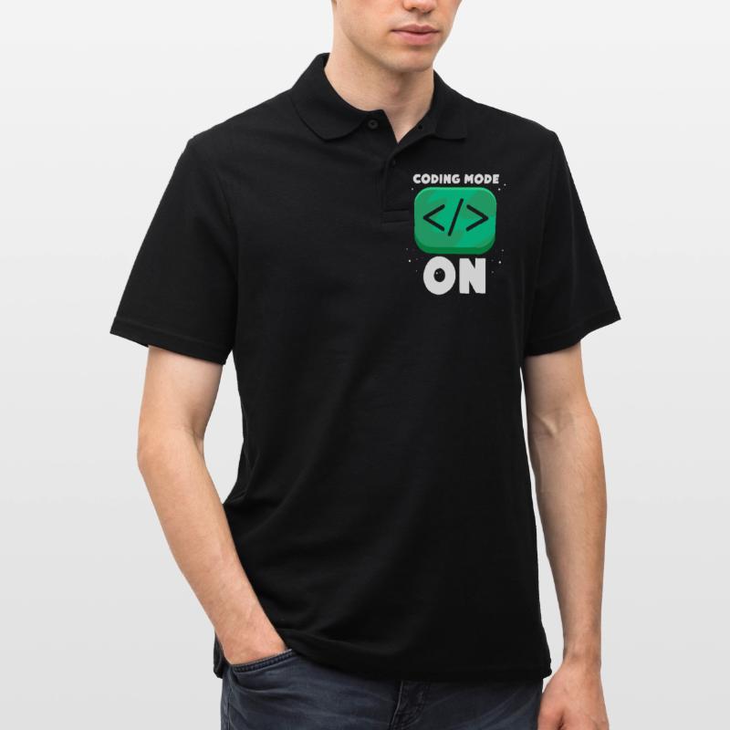 Programming Mode A Programmer Coding Coder Men's Polo Shirt