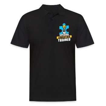 Formateur en éducation de l’enfance en difficulté Enseignant en éducation de l’enfance en difficulté - Polo Homme - noir - Devant - Kai (181cm)