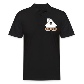 Hauseigentümer Hausbesitzer Hausherr Haus - Männer Poloshirt - Schwarz - Vorne - Kai (181cm)