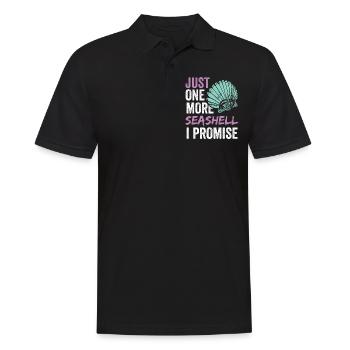 Plus qu’une coquille je lui promets Moules - Polo Homme - noir - Devant - Kai (181cm)