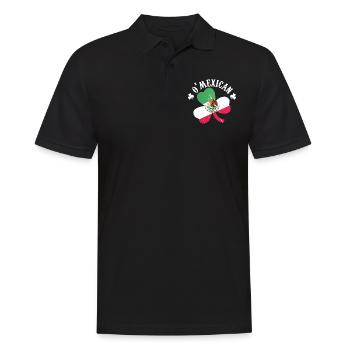 O'Mexican O'mexican Gaelic Ireland Irish Irish - Men's Polo Shirt - black - Front - Kai (181cm)
