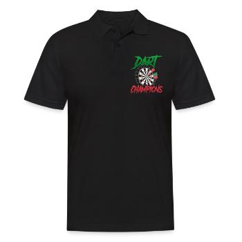 Darts Champions Darts Club Team Darts - Men's Polo Shirt - black - Front - Kai (181cm)