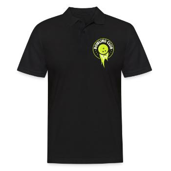 Bowling Club Hobby Mannschaft Bowler Team - Men's Polo Shirt - black - Front - Kai (181cm)