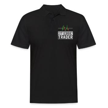 Cryptocurrency Trader Crypto Crypto - Polo Homme - noir - Devant - Kai (181cm)