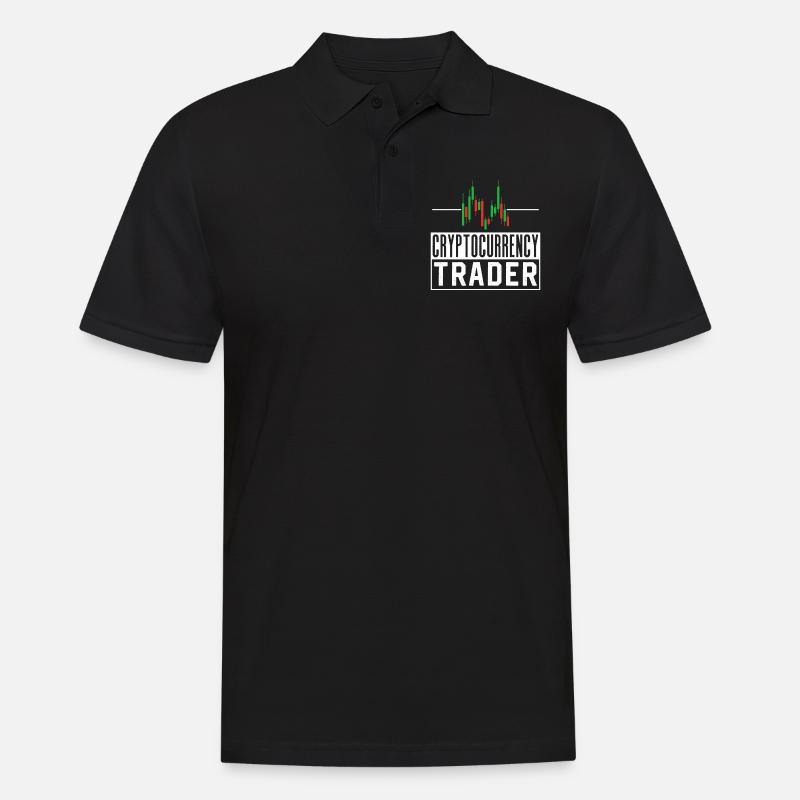 Kryptowährungs Händler Trader Krypto Crypto - Männer Poloshirt - Schwarz