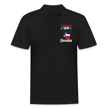 Les Américains jusqu’à la sécession des Texans du Texas - Polo Homme - noir - Devant - Kai (181cm)