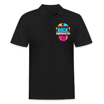 Je suis prêt à bercer les enfants de la maternelle - Polo Homme - noir - Devant - Kai (181cm)