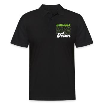 Biology Team Biologist Biologist Biology Teacher - Men's Polo Shirt - black - Front - Kai (181cm)