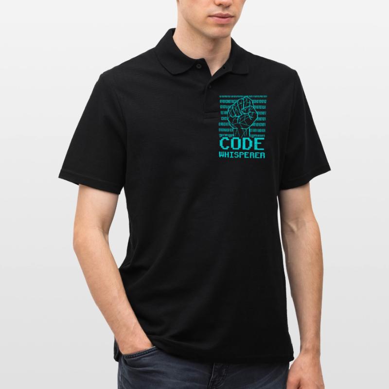 Code Whisperer Coding Coder Programmer Men's Polo Shirt