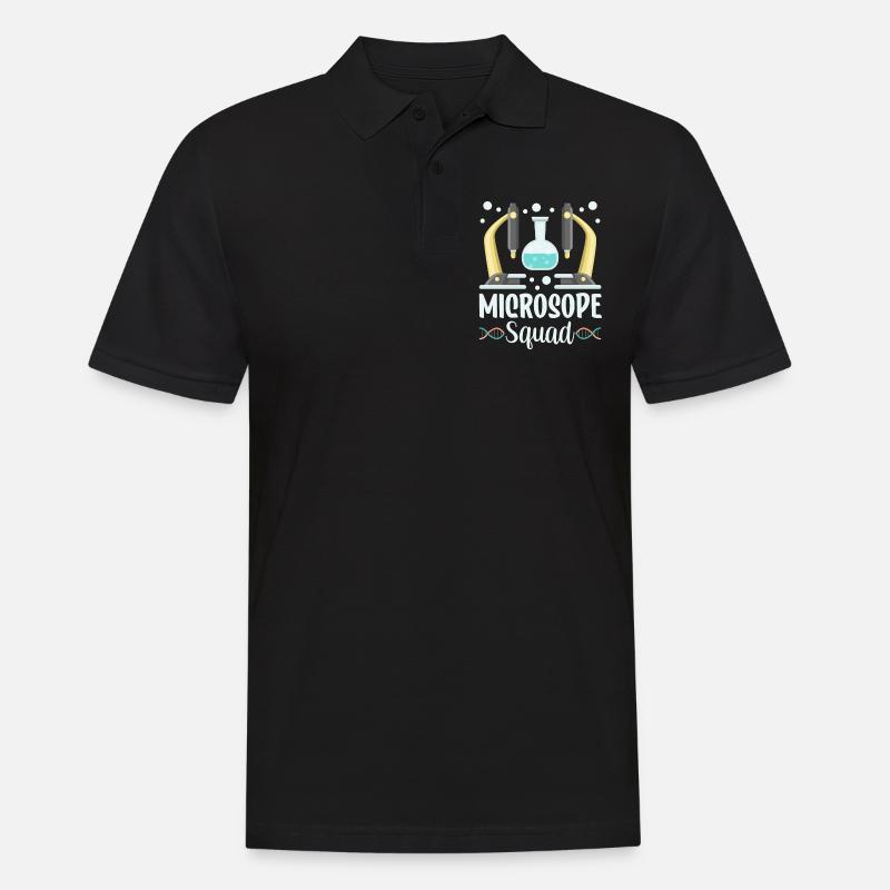 Microscope Team Dictons Microscopes Microscopes - Polo Homme - noir
