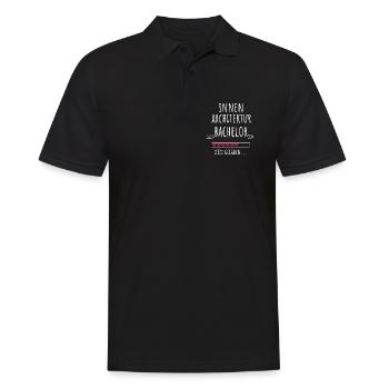 Innenarchitektur Bachelor Studium Geschenk - Männer Poloshirt - Schwarz - Vorne - Kai (181cm)