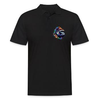 Gorille - Polo Homme - noir - Devant - Kai (181cm)