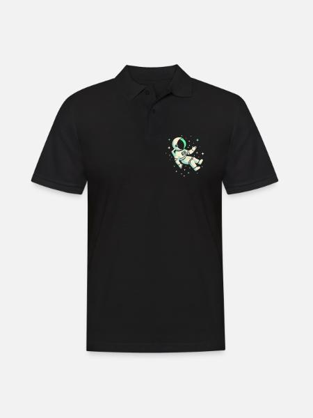 Astronaute - Polo Homme - noir