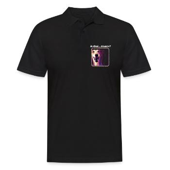 Ist das Trance – Fun Dog, Trance Musik-Idee - Männer Poloshirt - Schwarz - Vorne - Kai (181cm)