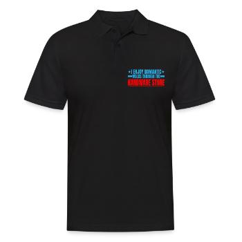 Enjoy Romantic Walks Through The Hardware Store13 - Men's Polo Shirt - black - Front - Kai (181cm)