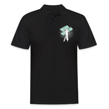 Drywall Drywall Drywall Installer - Men's Polo Shirt - black - Front - Kai (181cm)