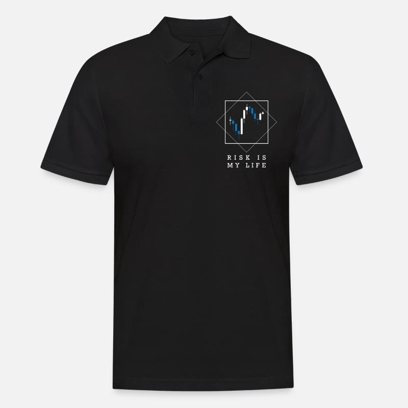 Trading - Männer Poloshirt - Schwarz
