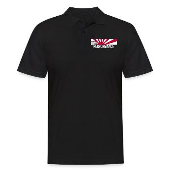 If one day the speed kills me.. / Paul Walker JDM - Männer Poloshirt - Schwarz - Vorne - Kai (181cm)