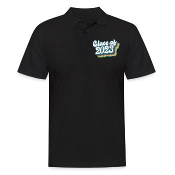 Class Of 2023 Graduation Party Gift For Him & Her - Men's Polo Shirt - black - Front - Kai (181cm)