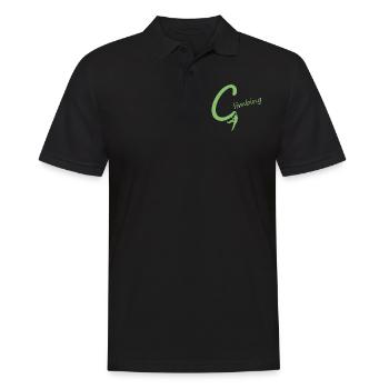 climbing Klettersport Geschenk - Männer Poloshirt - Schwarz - Vorne - Kai (181cm)
