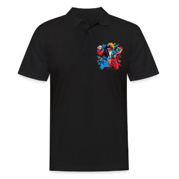 Retro Arcade Game Videospiel für Gamer - Männer Poloshirt - Schwarz - Vorne - Kai (181cm)