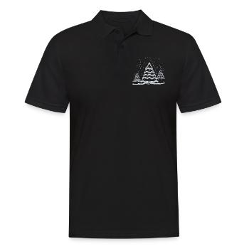 Winter Dream - Men's Polo Shirt - black - Front - Kai (181cm)