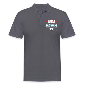 Boss Chef Chefin Vorgesetzter - Männer Poloshirt - Anthrazit - Vorne - Nico (186cm)