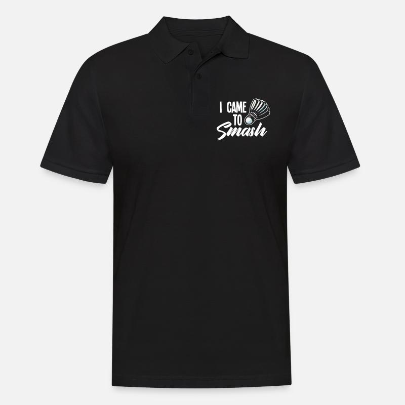 Badminton - Männer Poloshirt - Schwarz