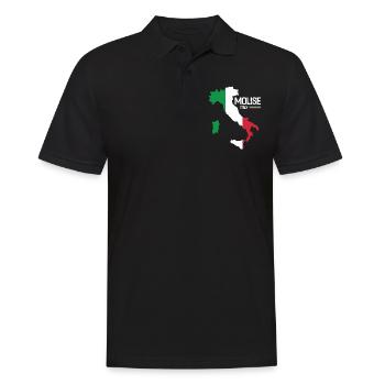 Molise Italie Carte Régions Italie - Polo Homme - noir - Devant - Kai (181cm)