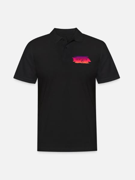 Servus - Männer Poloshirt - Schwarz