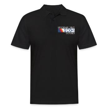 Retro SiFi Legendary depuis octobre 2004 - Geburtst - Polo Homme - noir - Devant - Kai (181cm)