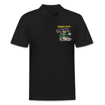Erneuerbare Nukleare Spruch für Nukleartechnik - Männer Poloshirt - Schwarz - Vorne - Kai (181cm)