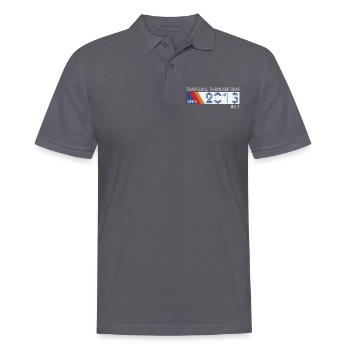 Conception drôle d'anniversaire de voyage dans le temps juillet 2013 - Polo Homme - charbon - Devant - Nico (186cm)