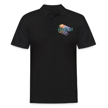 Biking - Männer Poloshirt - Schwarz - Vorne - Kai (181cm)