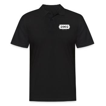 Drôle d’anniversaire numéro limité 2002 - Polo Homme - noir - Devant - Kai (181cm)