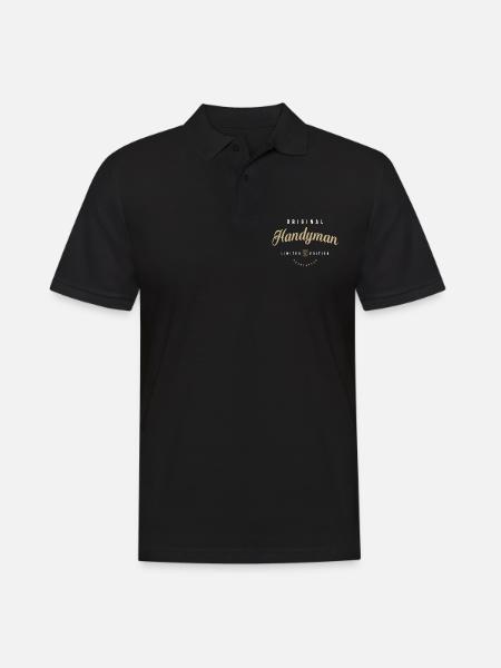 Homme à tout faire Drôle Titre du poste Profession Anniversaire - Polo Homme - noir
