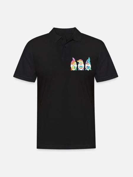 Cnomies Christmas Outfit - Men's Polo Shirt - black