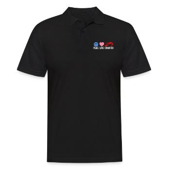 Languste - Männer Poloshirt - Schwarz - Vorne - Kai (181cm)
