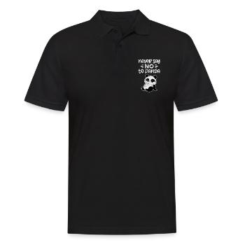 Panda - Polo Homme - noir - Devant - Kai (181cm)