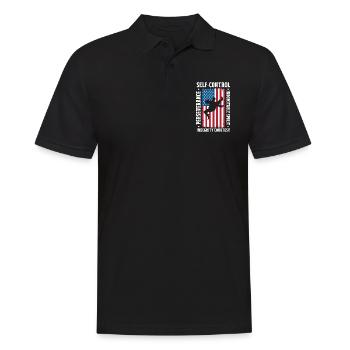 Taekwondo Tae Kwon Do Kampfsport Geschenk - Männer Poloshirt - Schwarz - Vorne - Kai (181cm)