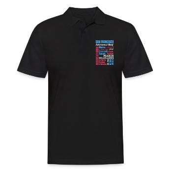 San Francisco - Men's Polo Shirt - black - Front - Kai (181cm)