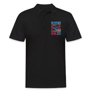 San Francisco Golden Gate California Gift - Men's Polo Shirt - black - Front - Kai (181cm)