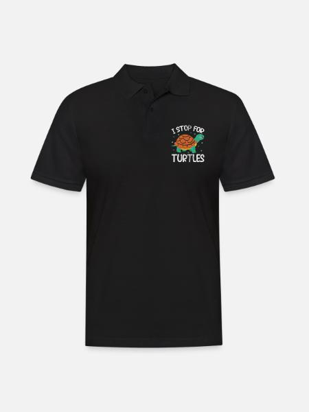 Turtle - Men's Polo Shirt - black
