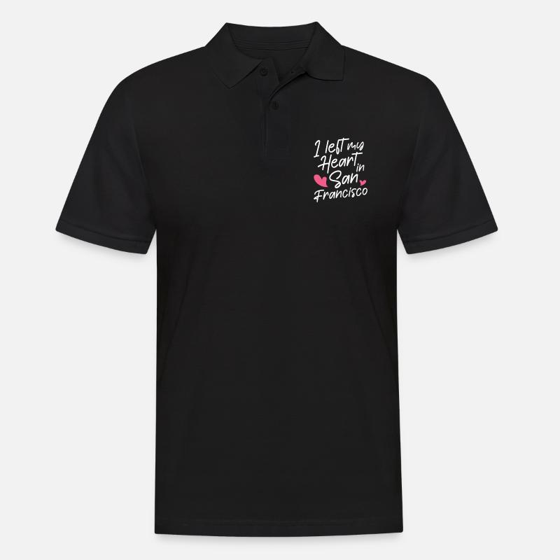 San Francisco - Männer Poloshirt - Schwarz