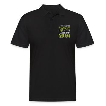 Mère de softball - Polo Homme - noir - Devant - Kai (181cm)