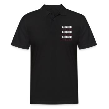 Running Runner Jogging Jogging Runner Gift - Men's Polo Shirt - black - Front - Kai (181cm)