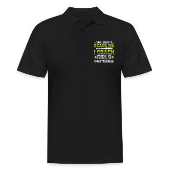 Entraîneur de softball - Polo Homme - noir - Devant - Kai (181cm)